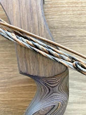 CUSTOM MADE 57" ACTUAL LENGTH -  BLACK HUNTER RECURVE FLEMISH Dacron Bow String