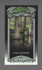 2020 Topps Allen & Ginter Where Monsters Live The Swamp Mini #MWML-7 Insert NMMT