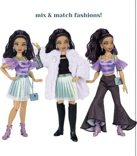 DISNEY ily 4ever I Love Ursula Brunette Fashion Doll w/ 2 Outfits Fur Coat NEW - Picture 4 of 4