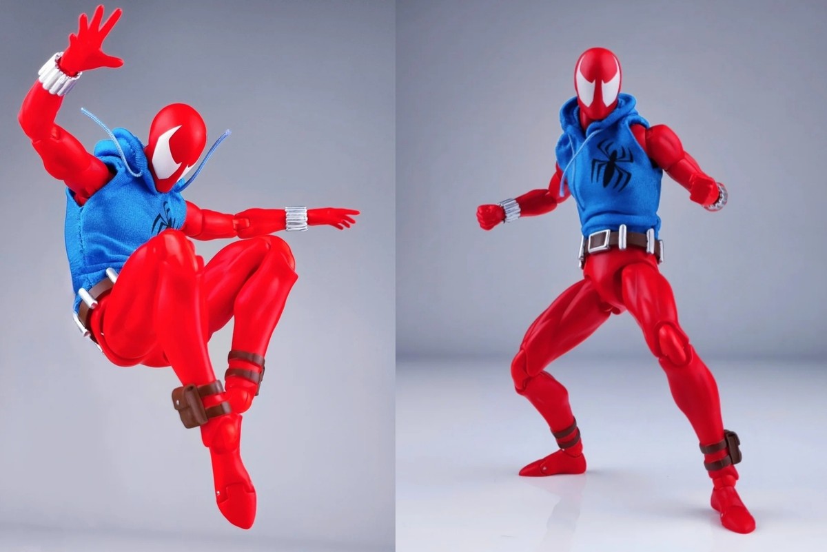 IN STOCK】CT Toys Mafex No.186 Scarlet Spider-Man Comic Ver IN STOCK】CT Toys Mafex No.186 Scarlet Spider-Man Comic Ver