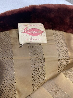 Kerrybrooke Sears & Roebuck USA 1950s Vintage Faux Fur Coat | eBay