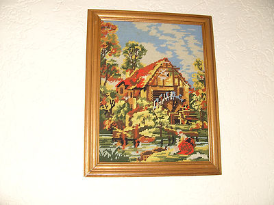 Gobelin Stickpackung In Den Alpen - Halber Kreuzstich 70x50cm