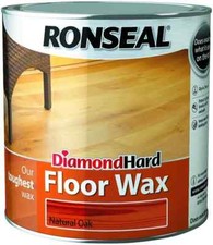 Ronseal Diamond Hard Quality Interior Floor Wax Natural Oak 2.5L