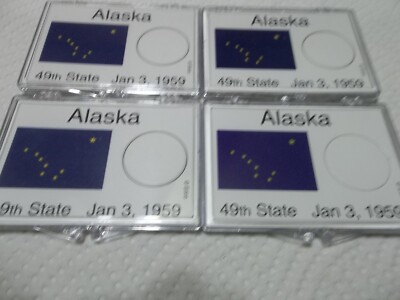 (4)   Alaska Statehood Marcus Snaplock Holder   NEW! FREE SHIP!