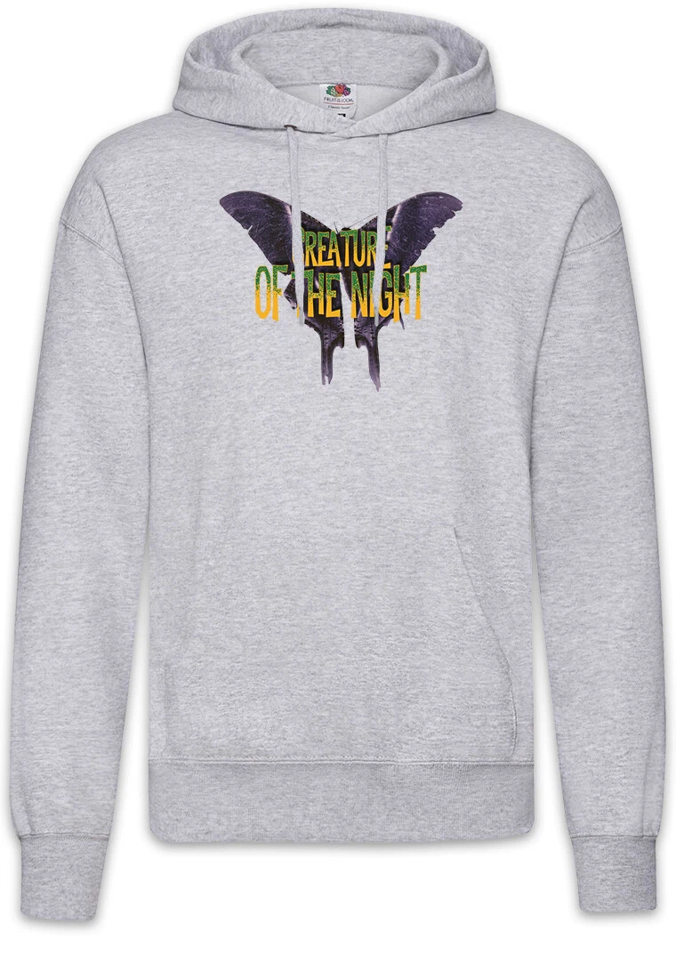 Creature Of The Night Butterfly Hoodie Pullover Moth Goth Gothic Dark