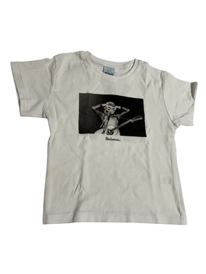 Realisation Par x Bowie Owl Eyes Baby Tee in White