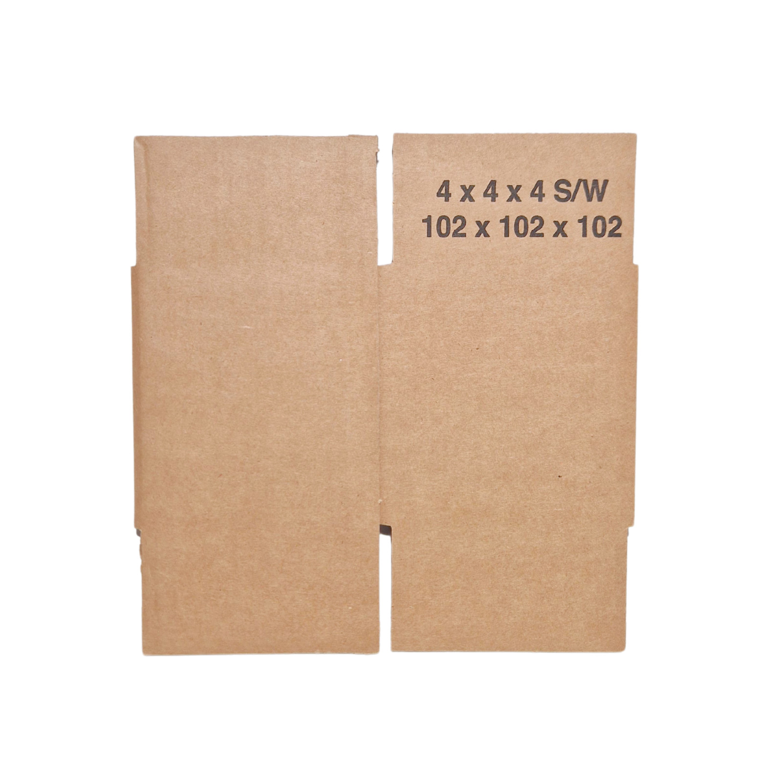 4"" Cubed Postal Mailing Cardboard Boxes 4 x 4 x 4"" Single Wall - Various Sizes