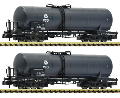 Fleischmann N 825820 Set 2 Tank Cars VTG DB Epoch IV New OVP 1:160