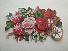 3D-U Pick- FL2 - Flower Bird Butterfly Basket Wagon Scrapbook Card Embellishment