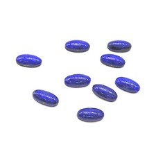 Fine Oval Shape 9 pcs Loose Natural Lapis Gemstone Cabochons for Jewelry Making