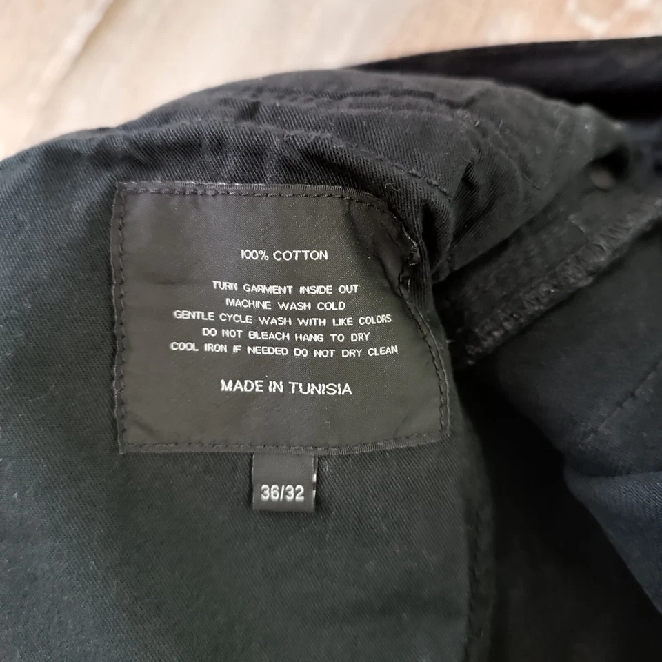 Pantalón cargo Ralph Lauren etiqueta negra cera talla 36x30 motociclista jean Foto 3 de 4