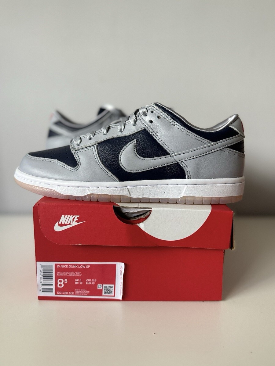 スニーカー Nike DUNK LOW COLLEGE NAVY DD1768-400 Nike Dunk Low College Navy DD1768-400 Women's Size 8.5