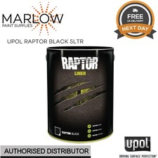 UPOL Raptor Tough Bed Liner 5LTR Black Paint - Next Day Delivery Available