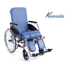 Sedia comoda anziani autospinta posteriore schienale reclinabile marchio Moretti