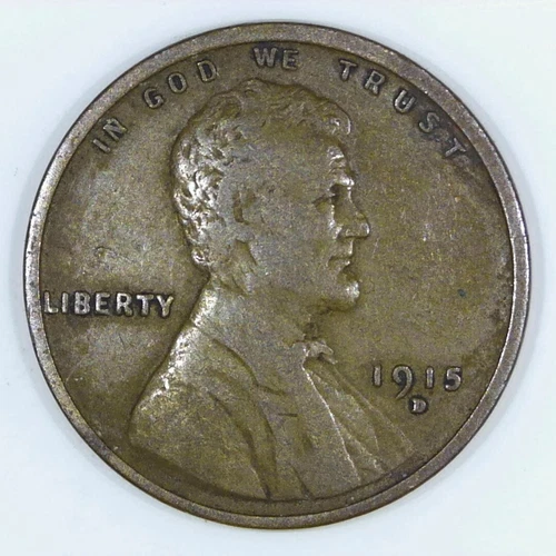 1915-D Lincoln Wheat One Cent 1c VF Z506