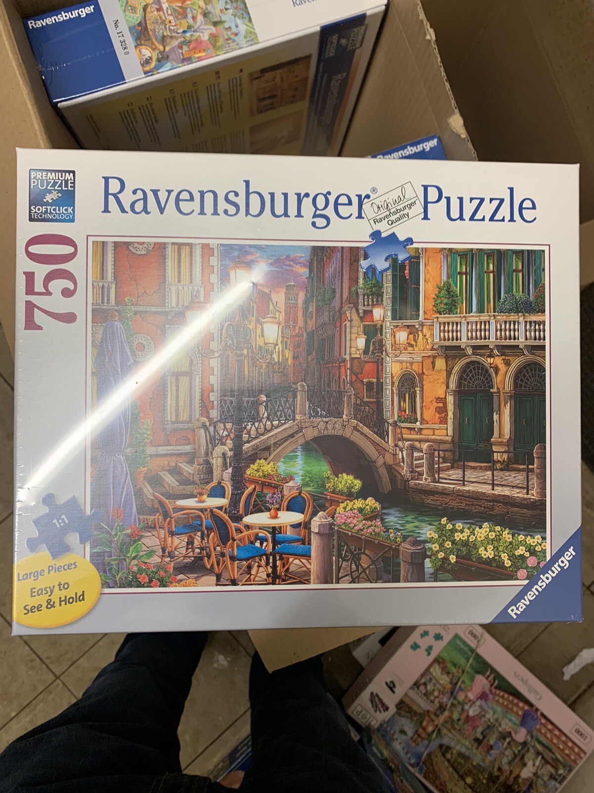 Brand New Job lot Of 5 X 750 Large Piece Ravensburger XL jigsaw puzzles