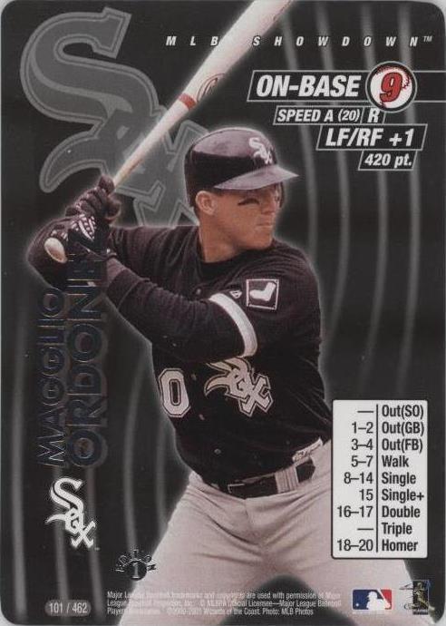 462 大リーグカード　マグリオ.オルドーニャス 2001 MLB Showdown - Magglio Ordonez #101 for sale | eBay