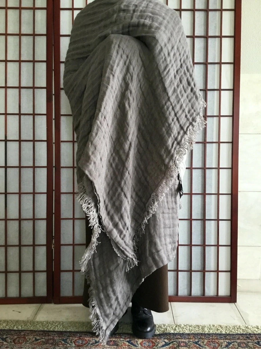 Large linen throw new arrivals