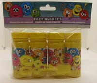4 X Seifenblasen Bubbles Mit Lachgesichte Mitgebsel Kindergeburtstag