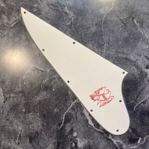 Parchment 3 Ply Pickguard for Epiphone 1963 Firebird 1 w/ Red Decal Made In USA