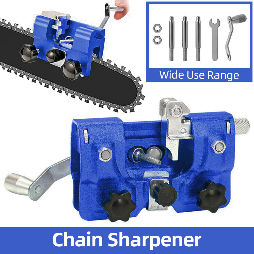 To Use Chainsaw Sharpening Chainsaw Chain Jig Chain Saw Sharpener Portable UK eBay