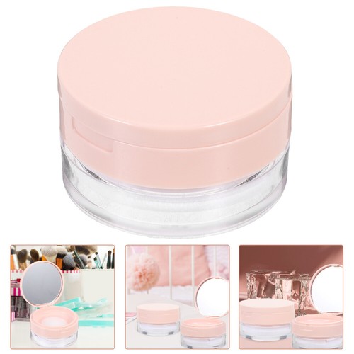 Powder Packing Box Travel Makeup Puff Case Make- Loose Container