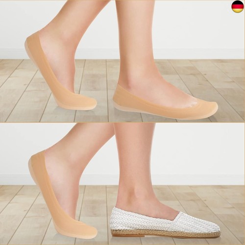 Füßlinge Damen Ballerina Socken Damen 6 Paar Baumwolle Nylon Socken Mit R - Bild 6 von 7