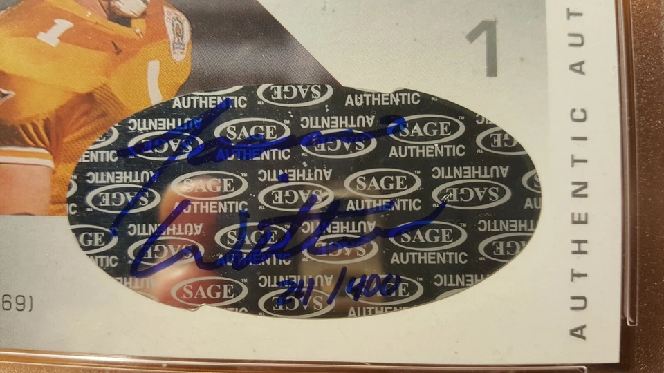 2003 Sage Jason Witten Auto RC #A44 PSA 9 Mint 24/400 - Image 4 of 4