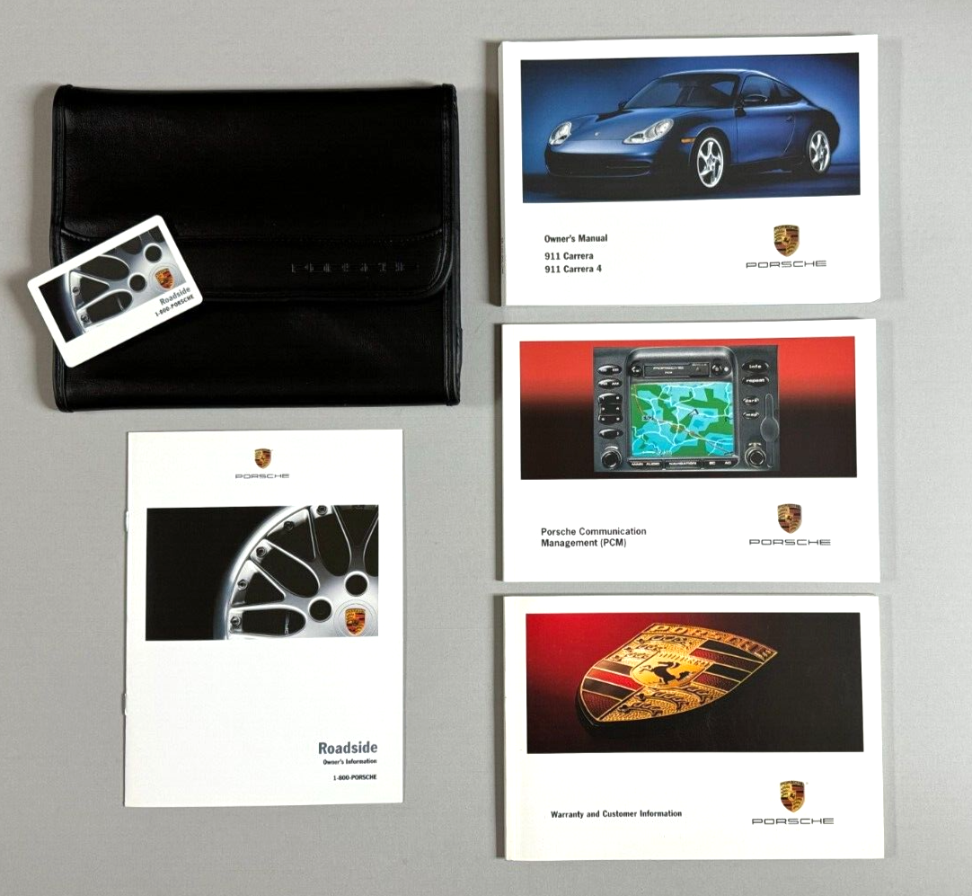 Porsche 911 Carrera / 4 996 Owner's Manual Set PCM Navigation 1999