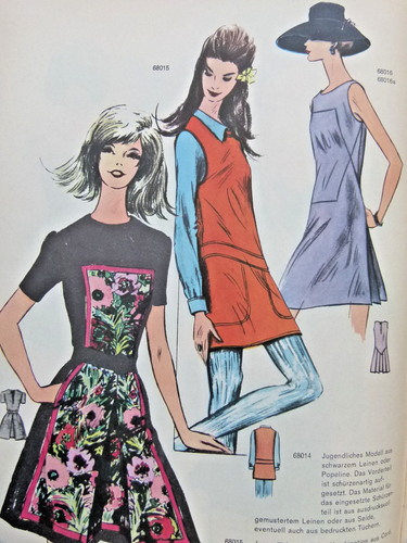 altes Frohne Modeheft von 1968 + Schnittmusterheft , schöne Dirndl, Brautkleider - Bild 8 von 24
