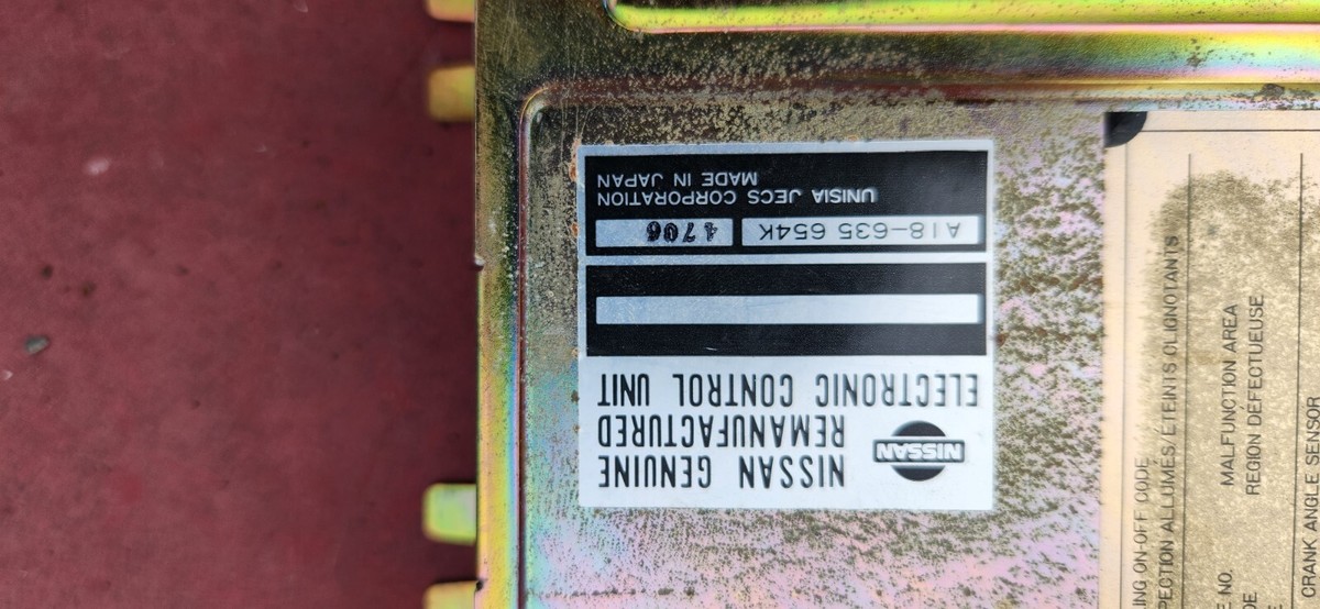 1985 Nissan 300ZX Turbo 5 Speed ECU p/n A18 635 654 | 18A