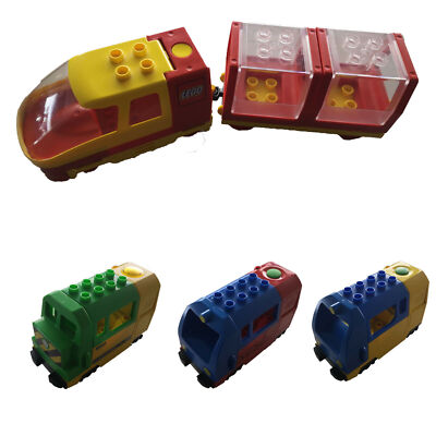 Lego Duplo E-LOK Bahn Eisenbahn Intelli Güterzug Elektrisch inkl. Schienen