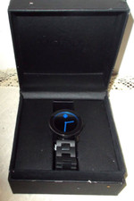 MOVADO Bold Steel Resin Men's Watch 42mm Blue Dot 3600099 MB.01.1.29.6015