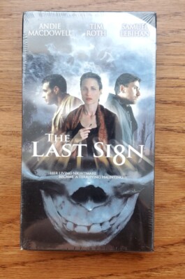 The Last Sign - VHS 2005 Andie Macdowell Tim Roth NEW & SEALED