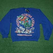 New VINTAGE University of Florida Gators Sweatshirt NWT NOS Y2K 90s Small