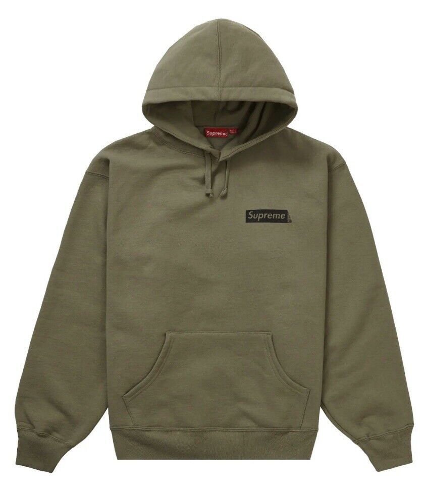 Supreme Catwoman Hooded Sweatshirt Olive Size: XL