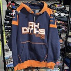 Y2K Akademiks Blue And Orange Zip Up Hoodie Size Xxl 