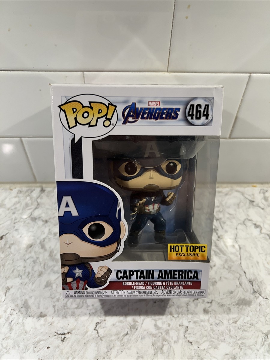 Funko Pop Marvel 464 Captain America Hot Topic Exclusive