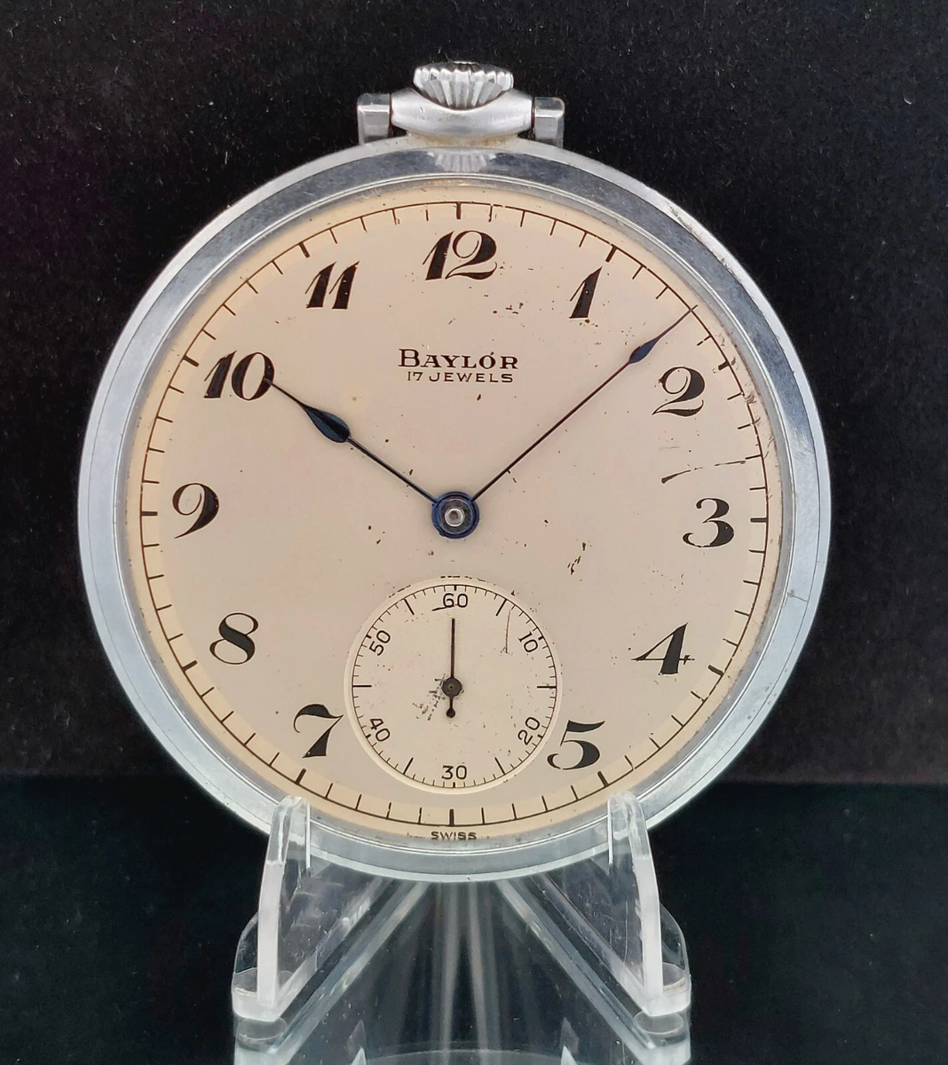 Baylor swiss made pocket clearance watch