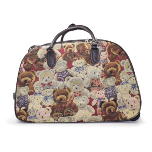Women Men Travel Bags Hand Luggage Cabin Size Flight Trolley Ladies Holiday Bag - Picture 7 of 61