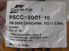 [QTY 10!] ConcealFab PSCC-2001-10 Orange PIM Shield Cable Cushion