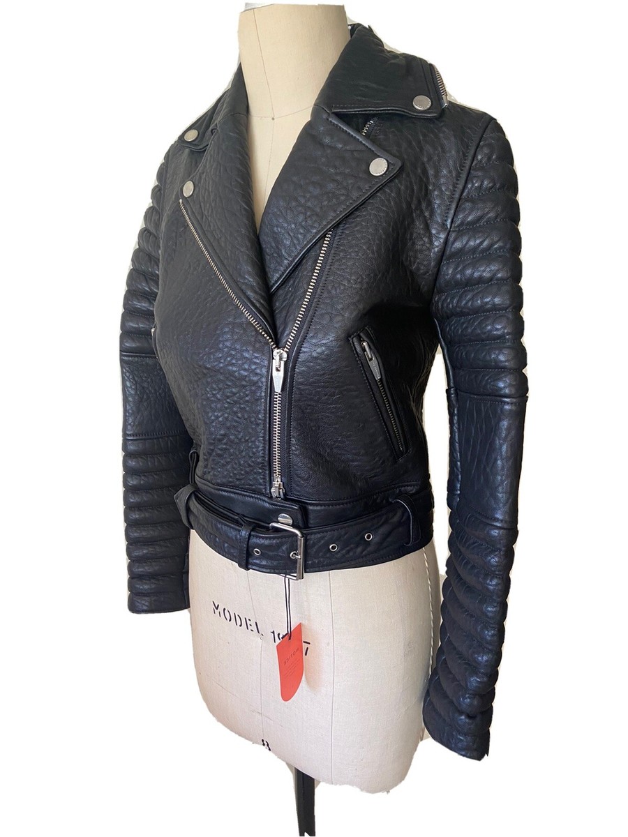 The Arrivals Rainier Leather Jacket Women's Size Small | eBay