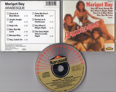 Arabesque CD MARIGOT BAY 80's West Germany by PDO # 843 971-2 Sandra M. Cretu