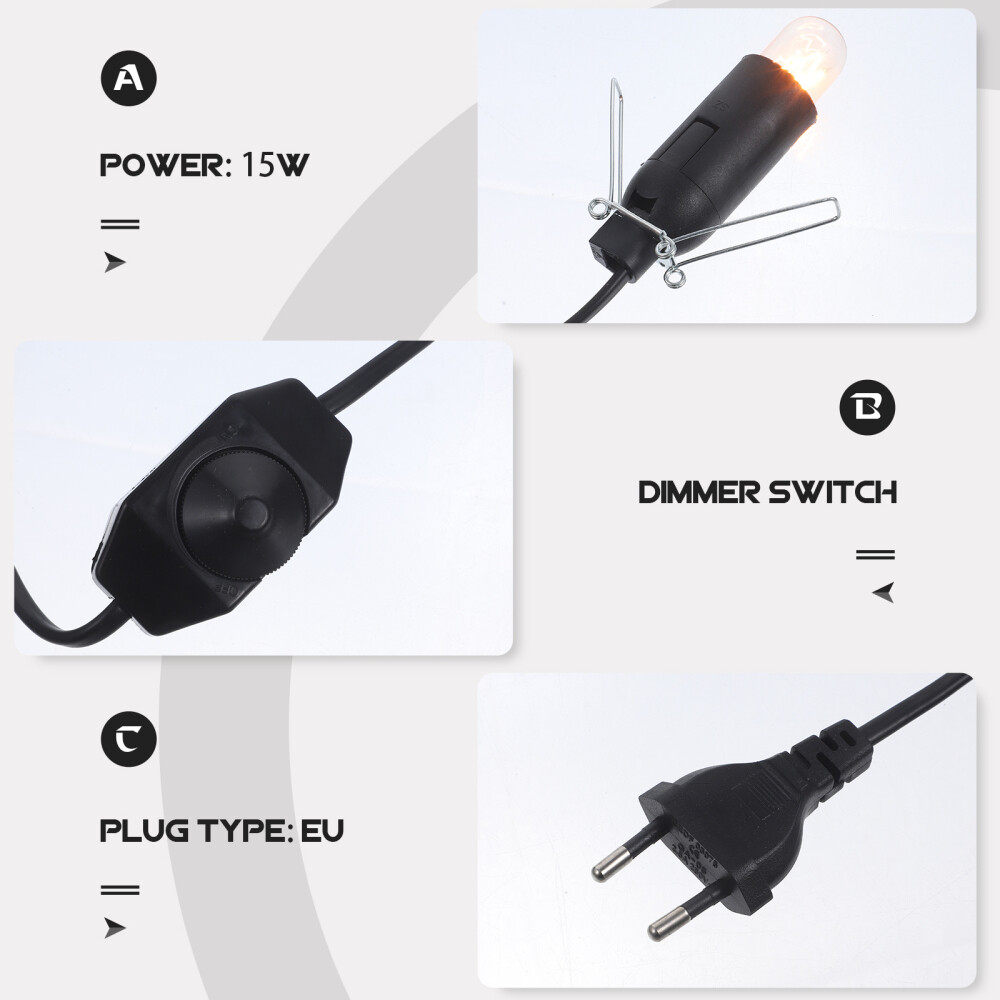 E14 15W Tungsten Filament Light Bulb and Dimming Light Cable for with EU Plug eBay