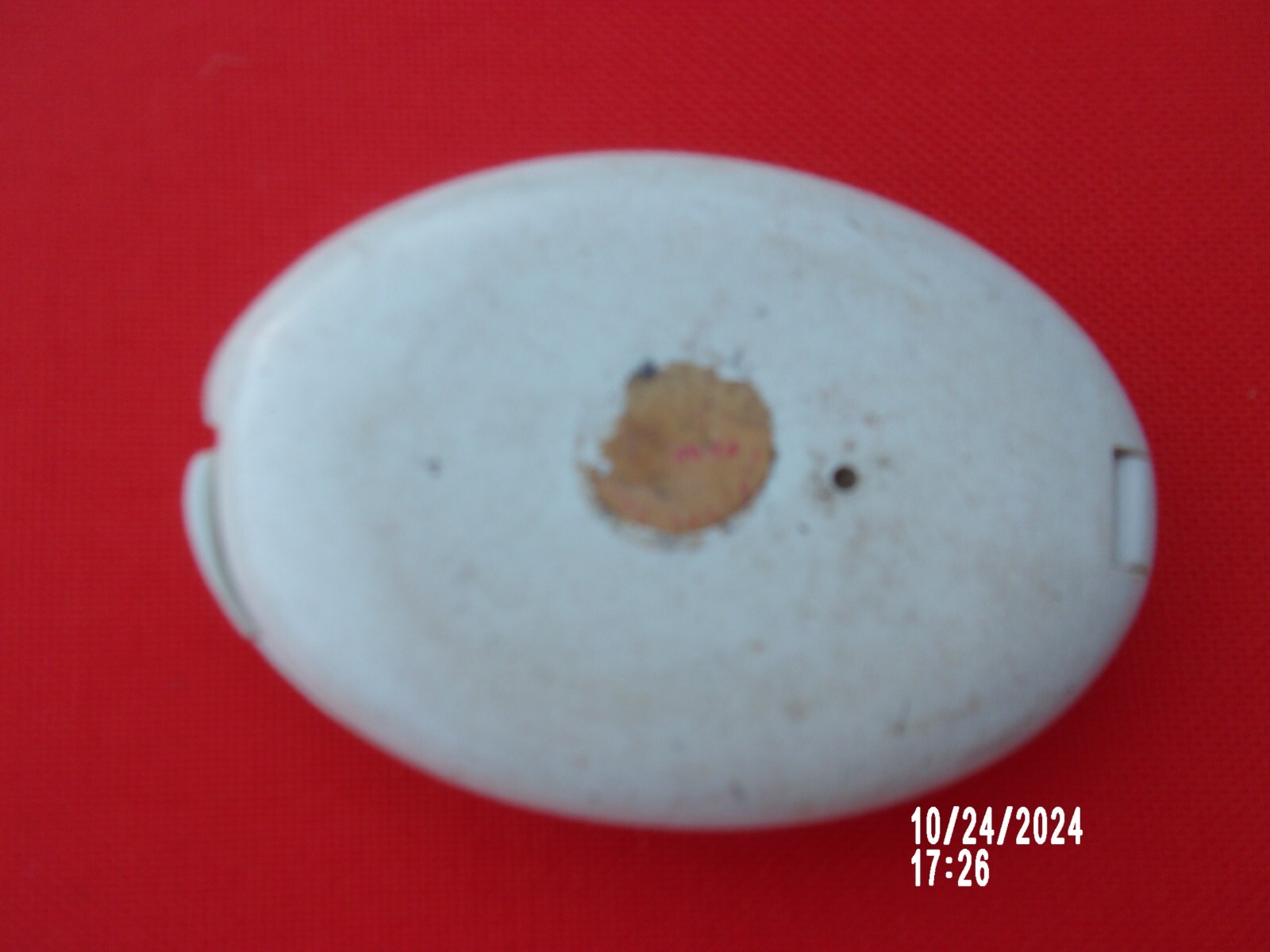 Vintage Faberge Makeup Powder Compact with Mirror 1970's Light shade