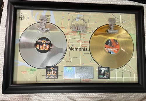 Three 6 Mafia Project Pat RIAA Platino Placa de Oro Premio Rap Juicy J DJ Paul - Imagen 3 de 23