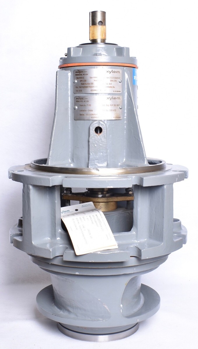 Xylem Flygt NSYV Model 300 Vertical Non-Clog WasteWater Pump 37213