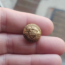 1880s New York National Guard Artillery NYSA Uniform Button Original Indian wars