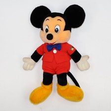 Vintage Mickey Mouse Plush Toy from Tokyo Disneyland 18" Made In Japan