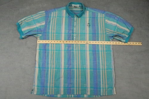 Nicklaus Polo Shirt Mens Extra Large Multicolor Striped Golf Short Sleeve - Picture 2 of 14